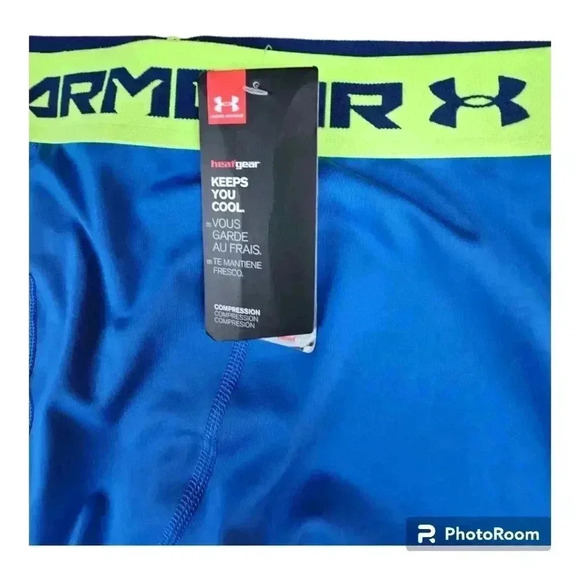 Under Armour Men's HeatGear Leggings blue #1277079 NWT 3XL - Picture 6 of 10